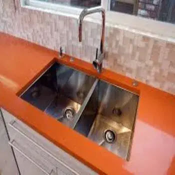  Quartz Double Bowl Kitchen Sink